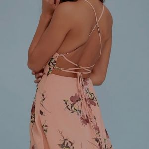 Cherished Moment Blush Pink Floral Print Lac